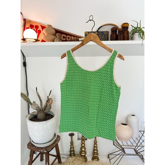 Vintage 1970s Disco Fashion by Cory Funky Tank Top Medium 18 x 25 - Picture 2 of 5